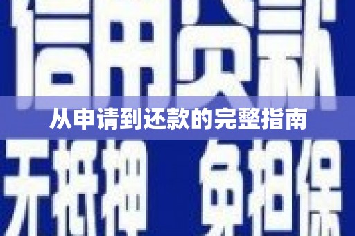 雁江从申请到还款的完整指南