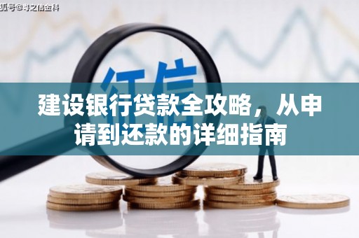 雁江建设银行贷款全攻略，从申请到还款的详细指南