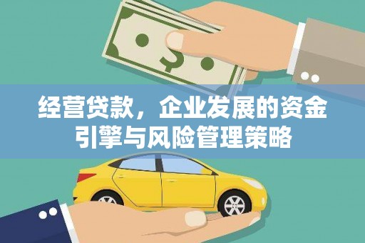 雁江经营贷款，企业发展的资金引擎与风险管理策略