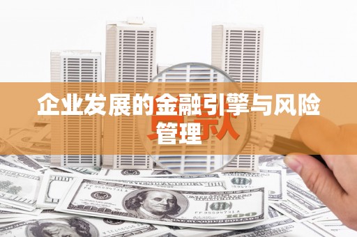 雁江企业发展的金融引擎与风险管理
