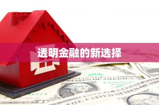 雁江透明金融的新选择
