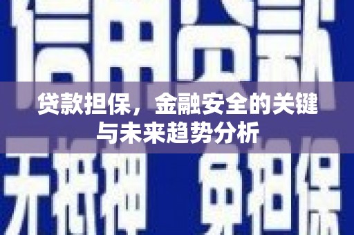 雁江贷款担保，金融安全的关键与未来趋势分析
