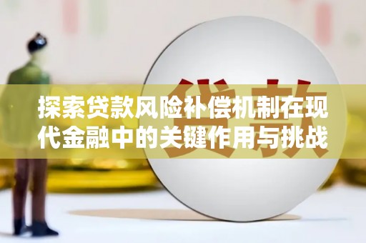 雁江探索贷款风险补偿机制在现代金融中的关键作用与挑战