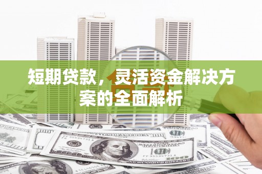 雁江短期贷款，灵活资金解决方案的全面解析