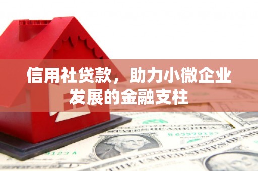 雁江信用社贷款，助力小微企业发展的金融支柱