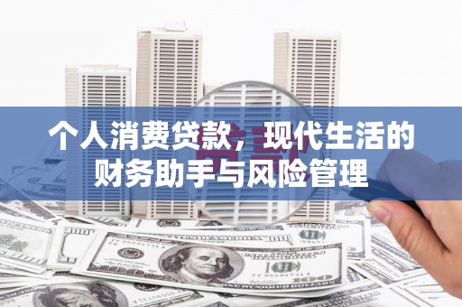 雁江个人消费贷款，现代生活的财务助手与风险管理