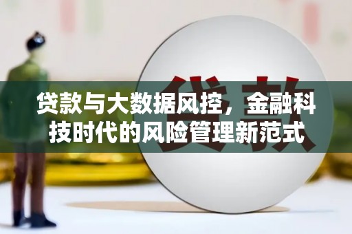 雁江贷款与大数据风控，金融科技时代的风险管理新范式