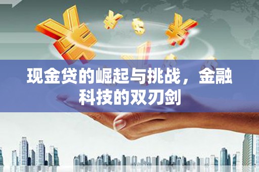 雁江现金贷的崛起与挑战，金融科技的双刃剑