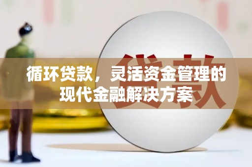 雁江循环贷款，灵活资金管理的现代金融解决方案