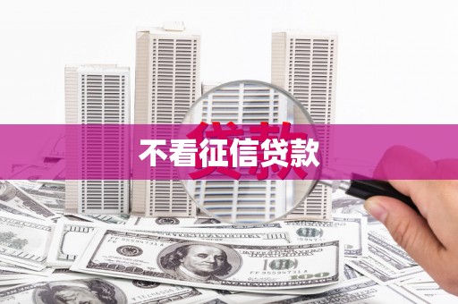 雁江不看征信贷款
