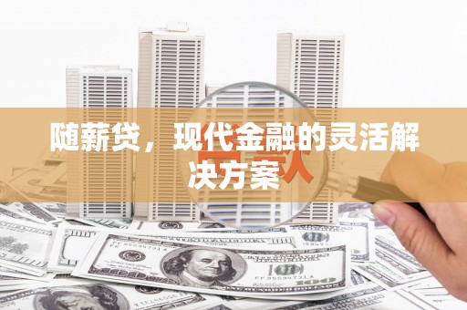 雁江随薪贷，现代金融的灵活解决方案