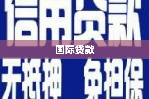 雁江国际贷款