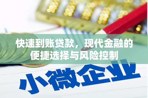 雁江快速到账贷款，现代金融的便捷选择与风险控制