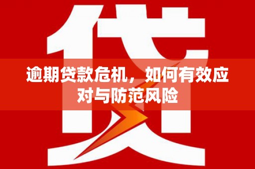 雁江逾期贷款危机，如何有效应对与防范风险