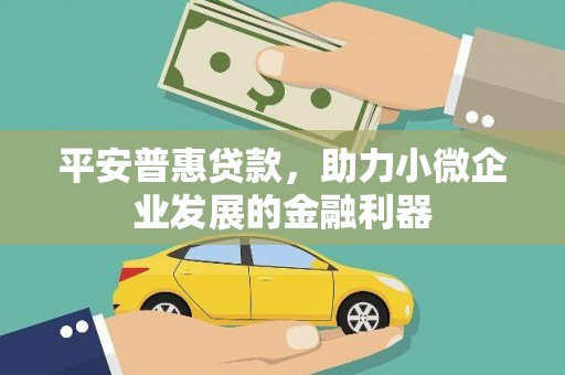 雁江平安普惠贷款，助力小微企业发展的金融利器