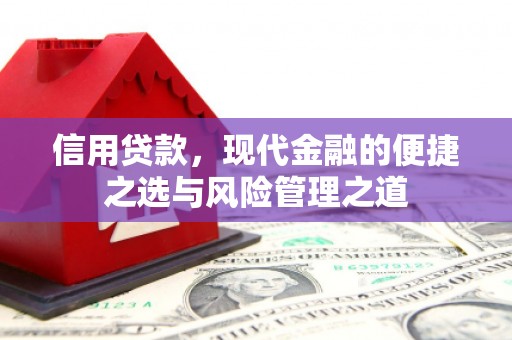 雁江信用贷款，现代金融的便捷之选与风险管理之道