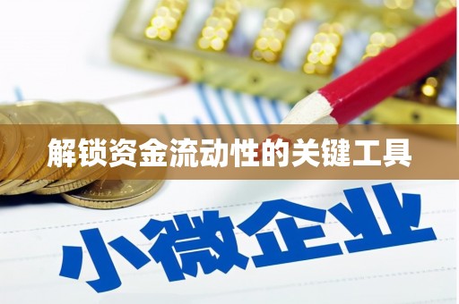 雁江解锁资金流动性的关键工具