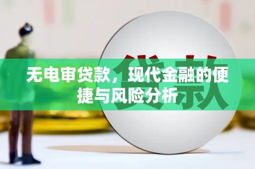 雁江无电审贷款，现代金融的便捷与风险分析