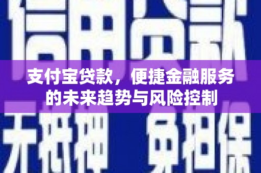 雁江支付宝贷款，便捷金融服务的未来趋势与风险控制