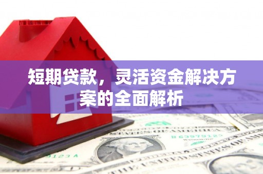 雁江短期贷款，灵活资金解决方案的全面解析