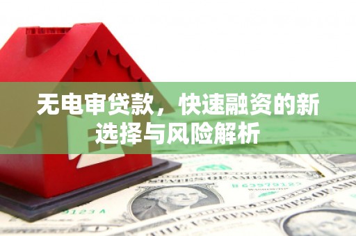 雁江无电审贷款，快速融资的新选择与风险解析