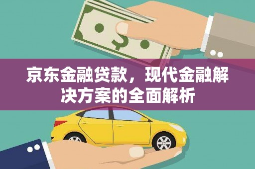 雁江京东金融贷款，现代金融解决方案的全面解析