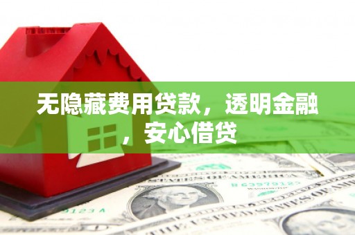 雁江无隐藏费用贷款，透明金融，安心借贷