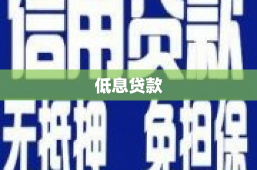 雁江低息贷款