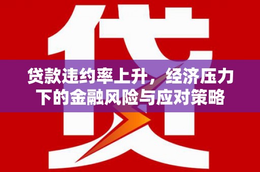 雁江贷款违约率上升，经济压力下的金融风险与应对策略