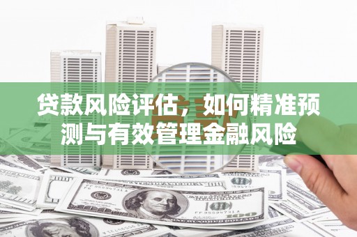 雁江贷款风险评估，如何精准预测与有效管理金融风险