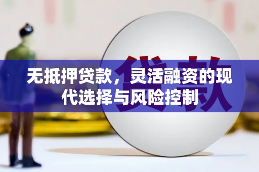 雁江无抵押贷款，灵活融资的现代选择与风险控制