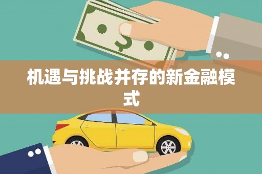 雁江机遇与挑战并存的新金融模式