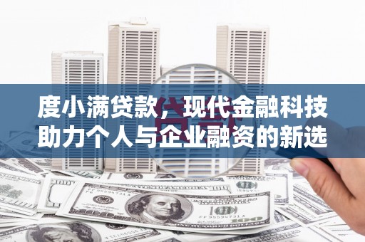 雁江度小满贷款，现代金融科技助力个人与企业融资的新选择