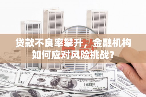 雁江贷款不良率攀升，金融机构如何应对风险挑战？