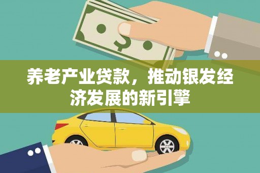 雁江养老产业贷款，推动银发经济发展的新引擎