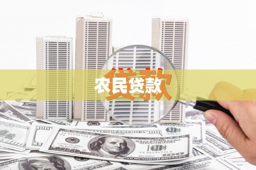 雁江农民贷款