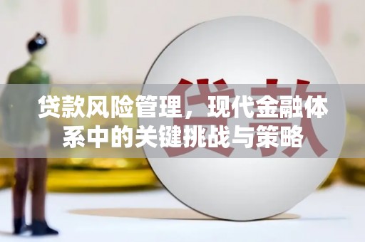 雁江贷款风险管理，现代金融体系中的关键挑战与策略