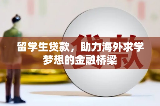 雁江留学生贷款，助力海外求学梦想的金融桥梁