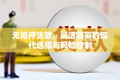 雁江无抵押贷款，灵活融资的现代选择与风险控制