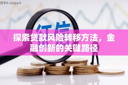 雁江探索贷款风险转移方法，金融创新的关键路径