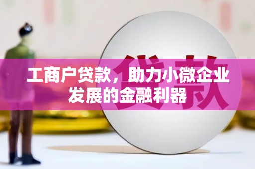 雁江工商户贷款，助力小微企业发展的金融利器