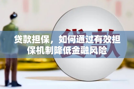 雁江贷款担保，如何通过有效担保机制降低金融风险