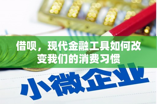 雁江借呗，现代金融工具如何改变我们的消费习惯