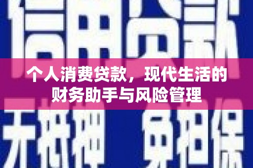 雁江个人消费贷款，现代生活的财务助手与风险管理