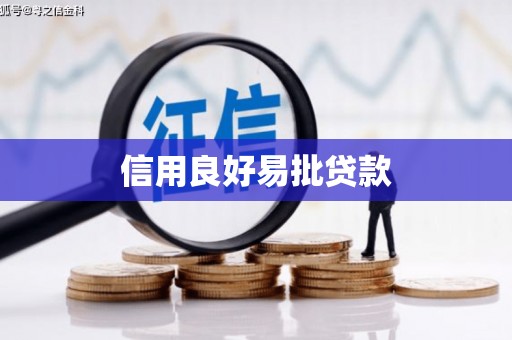 雁江信用良好易批贷款