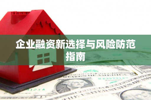 雁江企业融资新选择与风险防范指南
