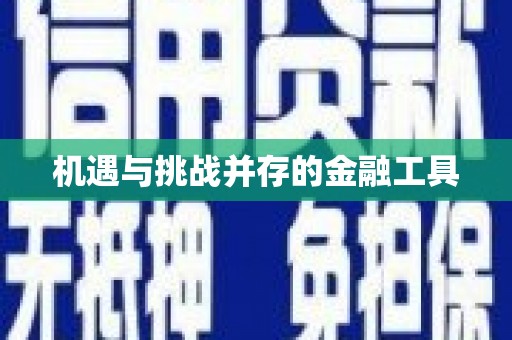 雁江机遇与挑战并存的金融工具