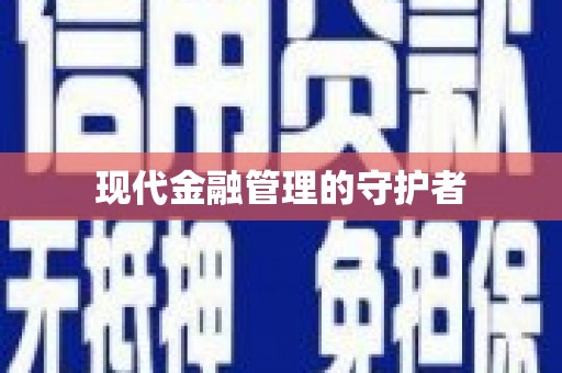 雁江现代金融管理的守护者