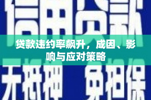 雁江贷款违约率飙升，成因、影响与应对策略
