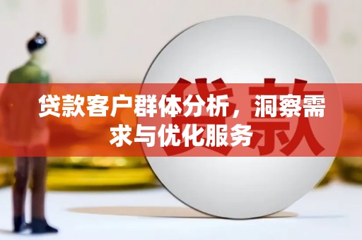 雁江贷款客户群体分析，洞察需求与优化服务